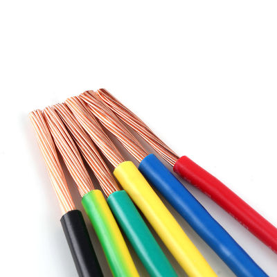satın al IEC 60227 4mm BV Katı Çaplı Bakır Tel Özel PVC İzole Kablo online manufacture