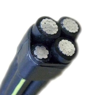satın al Uçaklı XLPE yalıtımlı alüminyum kablo 4 çekirdek 16mm 35mm 95mm düşük voltaj için online manufacture