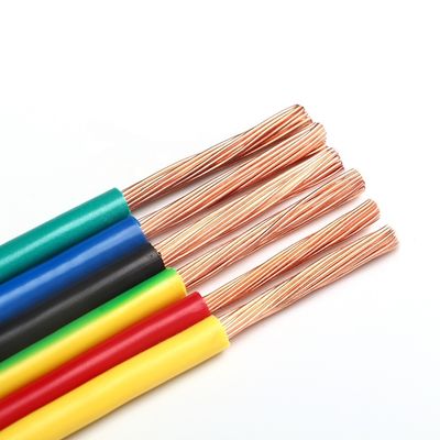 satın al 1.5mm 2.5mm 4mm 6mm PVC yalıtım Bakır Elektrik Elektrik Kablosu Bina için online manufacture