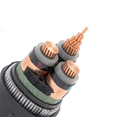 satın al 16mm 33kv XLPE Yangın Koruyucu Kablo PVC Ceketli Bakır İletici WDZ-YJV online manufacture