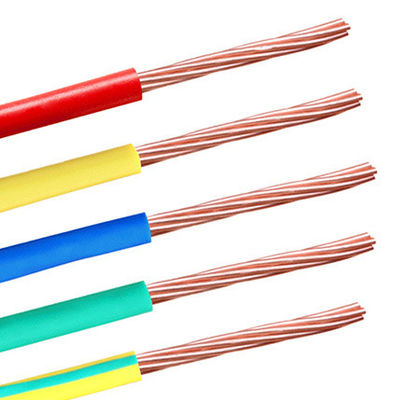 Bina/İnşaat için tek çekirdekli PVC yalıtılmış kablo telleri 450V/750V nominal voltaj