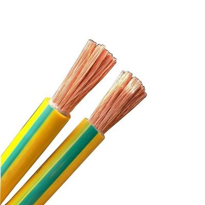 Elektrikli Kablo PVC BVR 10mm 16mm Yüksek Esnek İzolasyonu Sarı
