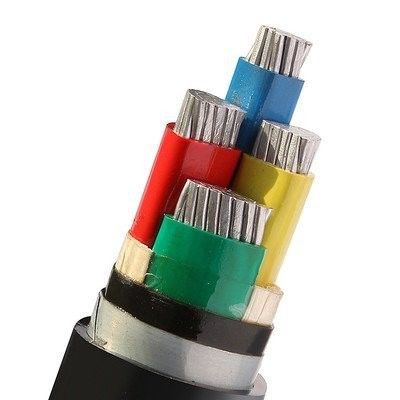 Özel Boyut 4 Çekirdek 6mm 10mm 16mm 25mm 35mm 50mm Cu/PVC/PVC Kablosu Saf Bakır