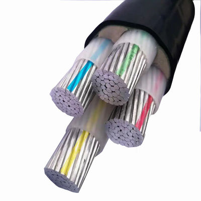 PVC yalıtılmış 4 çekirdekli zırhlı güç kablosu 2.5mm 10mm 25mm 50mm 150mm 185mm 240mm 300mm