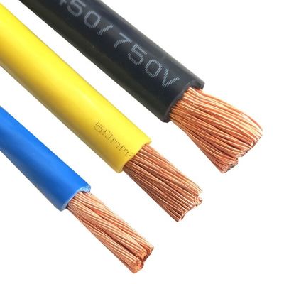BVR PVC Güç Kablosu Tek Özel Uzunluklu Çekirdek PVC Tel Enerji Verimliliği