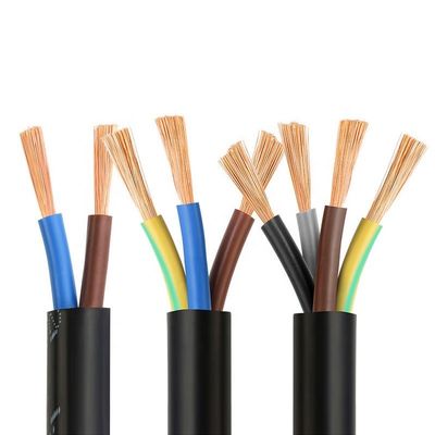 Çok iletkenli esnek kablo RVV/H05VV-F 2 3 4 çekirdek elektrik kablosu Kablo güç kablosu