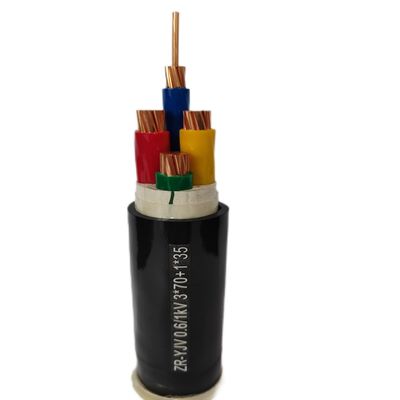 CE ISO CCC Sertifikalı Düşük Voltajlı YJV NYY Güç Kablosu 5x16mm 5x25mm 5x50mm2 5 Core