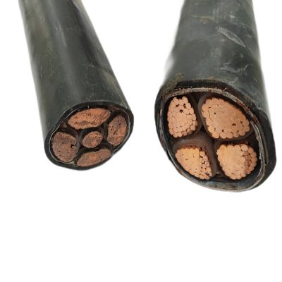 PVC Ceket NYY 4x25mm2 XLPE İzolasyon 12V düşük voltajlı bakır iletken güç kablosu