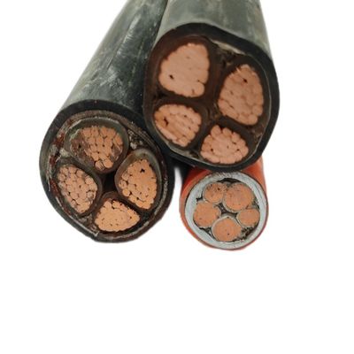 0.6/1kv YJV Düşük Voltajlı Endüstriyel Üç çekirdekli Bakır Güç Kablosu Özel Boyut için