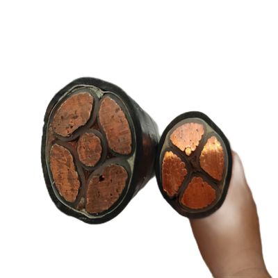 Endüstriyel Güç iletimi Nyy 0.6/1kv 3x150 mm2 Bakır iletkenli ve çelik tel zırhlı düşük voltajlı güç kablosu