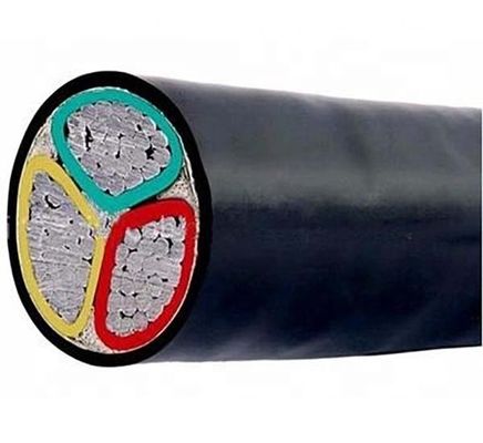 35 mm Alüminyum 2 çekirdekli elektrik kablosu endüstriyel inşaat için yeraltında