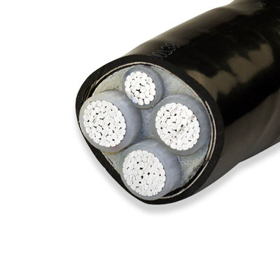 Özel 3 çekirdekli 50mm2 Alüminyum Güç Kablosu PVC VLV yalıtımıyla