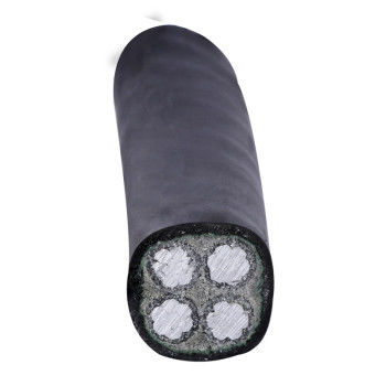 Endüstriyel İnşaat için 240mm Alüminyum XLPE 4 çekirdek zırhlı kablo