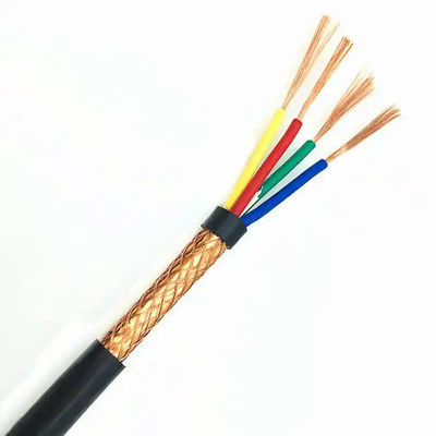 0.75mm2 300V RVVP 4 çekirdek koruma kablosu Polyethylene yalıtımlı